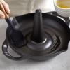 Pinceau de cuisine 22 cm, marron, silicone, Staub