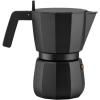 Cafetière italienne MOKA 300 ml, noir, aluminium, Alessi