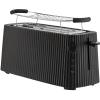 Grille-pain PLISSÉ XXL 46 cm, noir, plastique, Alessi