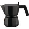 Cafetière italienne MOKA 70 ml, noir, aluminium, Alessi