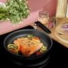 Batterie de cuisine INGENIO BLACK STONE L3998802, set de 8 pc, noir, aluminium, Tefal