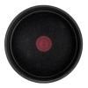 Batterie de cuisine INGENIO BLACK STONE L3998702, set de 7 pc, noir, aluminium, Tefal