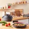 Service de table INGENIO NATURAL FORCE L3969053, set de 5 pc, surface antiadhésive, Tefal