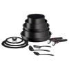 Batterie de cuisine INGENIO UNLIMITED L7639543, set de 13 pc, noir, aluminium, Tefal