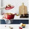 Faitout AIR E2544655 24 cm, 4,7 l, rouge, Tefal
