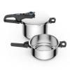 Autocuiseur SECURE TRENDY P2584301, set de 2 pc, marmites 4 + 6 l, acier inoxidable, Tefal