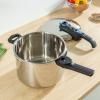Autocuiseur SECURE TRENDY P2580402 4 l, acier inoxidable, Tefal