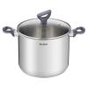 Batterie de cuisine DAILY COOK G712SA55, set de 10 pc, argent, acier inoxidable, Tefal