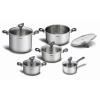 Batterie de cuisine DAILY COOK G712SA55, set de 10 pc, argent, acier inoxidable, Tefal