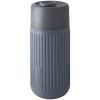 Mug de voyage 340 ml, gris, verre, Black+Blum