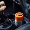 Mug de voyage 340 ml, orange, acier inoxydable, Black+Blum