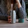 Mug de voyage 340 ml, olive, acier inoxydable, Black+Blum