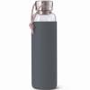 Bouteille d'eau 600 ml, gris, verre, Black+Blum