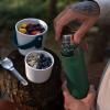 Bouteille d'eau 600 ml, olive, verre, Black+Blum