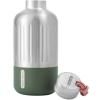 Bouteille d'eau EXPLORER 650 ml, olive, acier inoxydable, Black+Blum