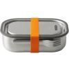 Lunchbox 1 l, orange, acier inoxydable, Black+Blum