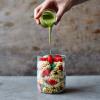 Lunchbox 450 ml, gris, verre, Black+Blum