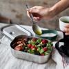 Lunchbox 1 l, olive, acier inoxydable, Black+Blum