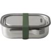 Lunchbox 1 l, olive, acier inoxydable, Black+Blum