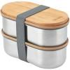 Lunchbox 1 l, gris, acier inoxydable, Black+Blum