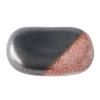208651 oblazek na odlozeni hulek pebble black 4 5 cm cerna oranzova keramika mij