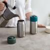 Mug de voyage 340 ml, marine, acier inoxydable, Black+Blum