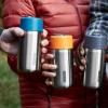Mug de voyage 340 ml, marine, acier inoxydable, Black+Blum