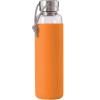 Bouteille d'eau 600 ml, orange, verre, Black+Blum