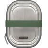 Lunchbox 600 ml, olive, acier inoxydable, Black+Blum