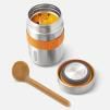 Lunchbox 400 ml, orange, acier inoxydable, Black+Blum