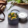 Lunchbox 600 ml, gris, verre, Black+Blum