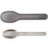 Set de couverts, set de 3, avec étui, acier inoxydable, Black+Blum