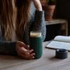 Mug de voyage 340 ml, olive, verre, Black+Blum