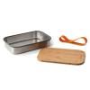 Lunchbox 900 ml, orange, acier inoxydable, Black+Blum