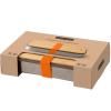 Lunchbox 900 ml, orange, acier inoxydable, Black+Blum