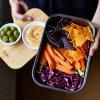 Lunchbox 900 ml, orange, acier inoxydable, Black+Blum