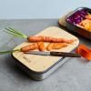 Lunchbox 900 ml, orange, acier inoxydable, Black+Blum
