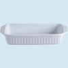 Plat de cuisson four CLASSIC 30 cm, rectangle, blanc, grès, Mason Cash