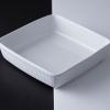 Plat de cuisson four CLASSIC 24 cm, carré, blanc, grès, Mason Cash
