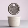 Pot à ail INNOVATIVE KITCHEN 12 cm, avec râpe, crème, grès, Mason Cash