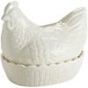 Bocal de rangement MOTHER HEN 21 cm, blanc, grès, Mason Cash