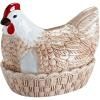 Bocal de rangement MOTHER HEN 21 cm, brun, grès, Mason Cash