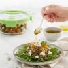 Boîte de conservation pour aliments 650 ml, rond, verre, Lékué