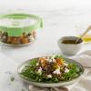 Boîte de conservation pour aliments 950 ml, rond, verre, Lékué