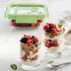 Boîte de conservation pour aliments 370 ml, rectangulaire, en verre, Lékué