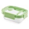 Boîte de conservation pour aliments 370 ml, rectangulaire, en verre, Lékué