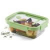Boîte de conservation pour aliments 1,52 l, rectangulaire, en verre, Lékué