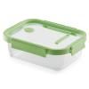 Boîte de conservation pour aliments 1,52 l, rectangulaire, en verre, Lékué