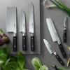 Couteau Santoku ZEN 16,5 cm, noir, Yaxell