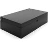 210316 2 krabicka na sypany caj mio 36 x 21 cm se 6 dozami a odmerkou cerna bambus bredemeijer